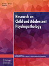 JOURNAL OF ABNORMAL CHILD PSYCHOLOGY封面